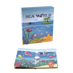 كتاب بزل كرتوني  " عالم البحار -SEA WORLD "