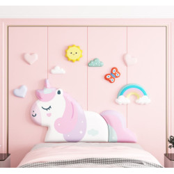 ديكور الفراشة السعيدة  HAPPY BUTTERFLY  DICORATION  مقاس :butterfly：30*20*2
sun：30*30
rainbow：58*36
heart：30*24*4
clound：27*19*2
