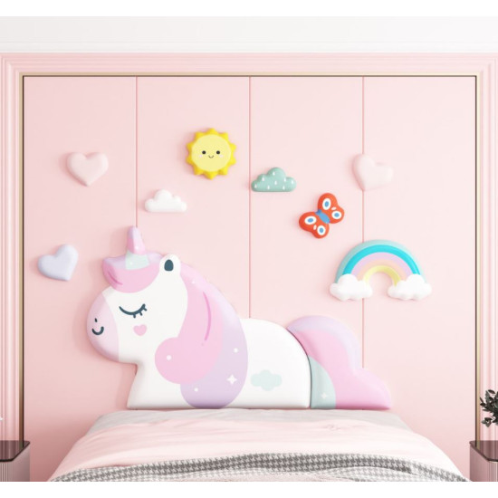 ديكور الفراشة السعيدة  HAPPY BUTTERFLY  DICORATION  مقاس :butterfly：30*20*2
sun：30*30
rainbow：58*36
heart：30*24*4
clound：27*19*2
