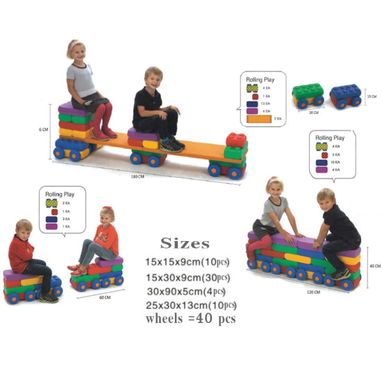 Large group game blocks