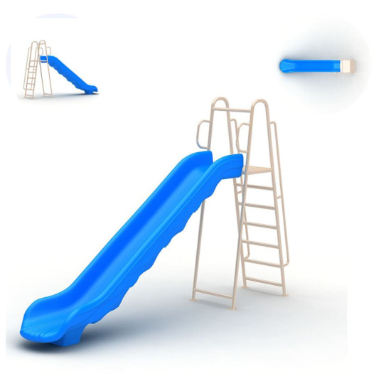 زحليقة مفردة ارتفاع 130x260سم  