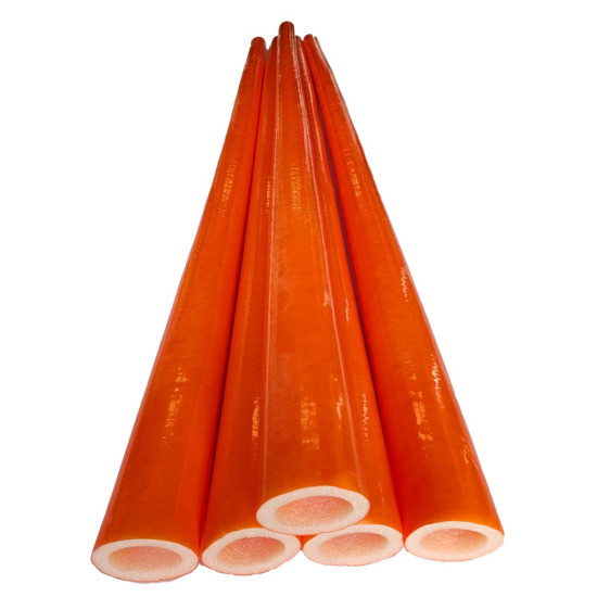 غطاء عمود PVC مقاس: 250 سم لون برتقالي السعر للقطعة الواحده 