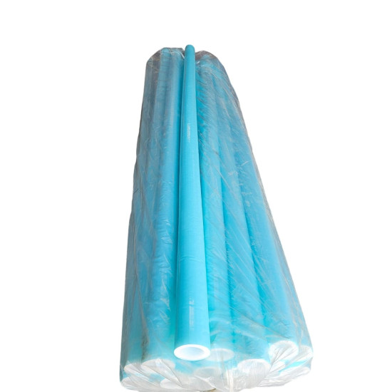 غطاء عمود PVC مقاس: 250 سم لون تركوازي السعر للقطعة الواحده