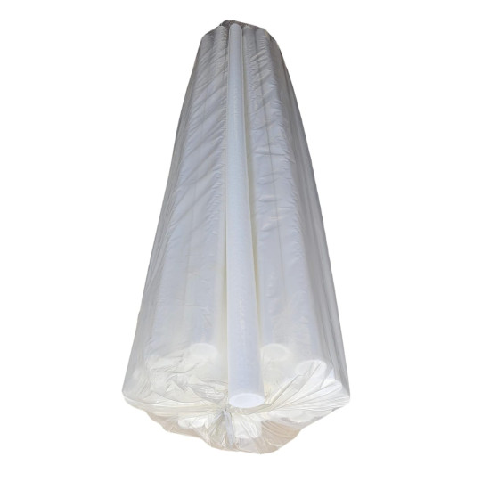 غطاء عمود PVC مقاس: 250 سم لون ابيض السعر للقطعة الواحده 